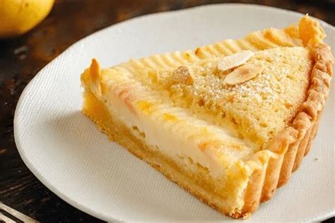 French Pear Almond Tart with Crust Recipe - Cooking Frog