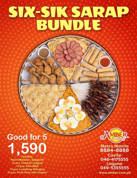 AMBER Menu With Updated Prices Philippines 2024