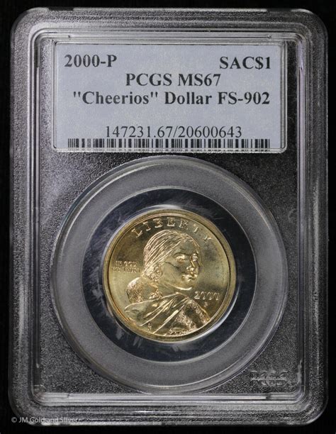 2000 P Cheerios Sacagawea Dollar FS-902 PCGS MS 67 | Uncirculated BU SAC$1 | #3897030683