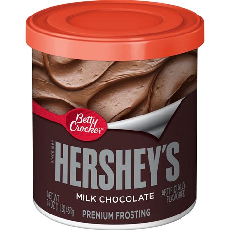 Betty Crocker Gluten Free Hershey's Milk Chocolate Frosting, 16 oz - Walmart.com - Walmart.com