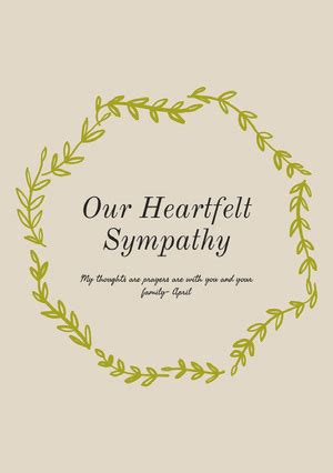 Customized Sympathy Card Templates for Free | Adobe Spark