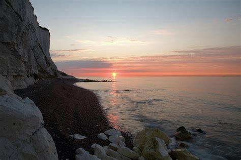 Sunrise at the White Cliffs of Dover Photograph by Ian Middleton - Fine Art America