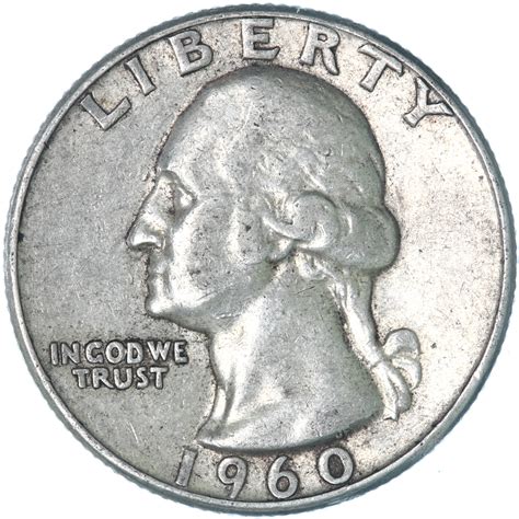 1960 Washington Quarter 90% Silver Very Fine VF – Dave's Collectible Coins