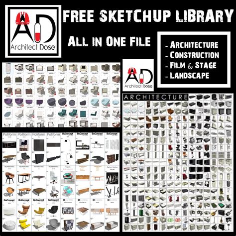 FREE SKETCHUP LIBRARY Sketchup Woodworking, Woodworking School, Learn Woodworking, Woodworking ...