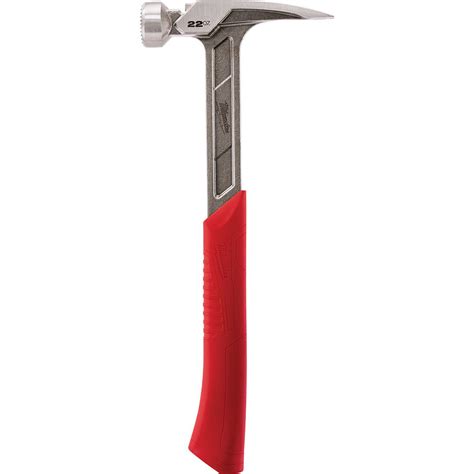 Milwaukee 22 oz. Milled Face Framing Hammer-48-22-9022 - The Home Depot