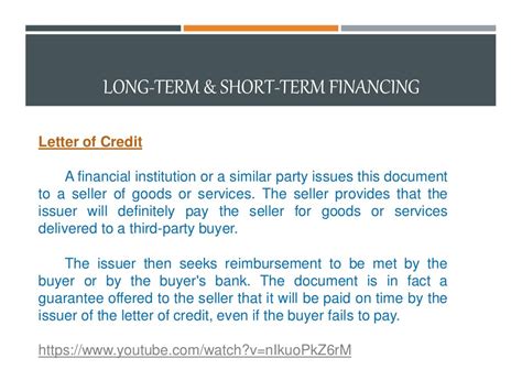 WE-Long Term & Short Term Financing