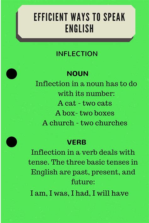 Inflection | Grammar Newsletter - English Grammar Newsletter