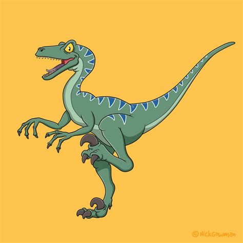 Velociraptor Anime