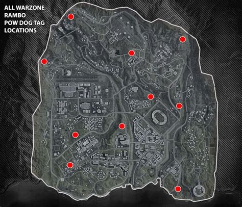 Warzone Rambo POW dog tags: All Survival Camp locations | PC Gamer