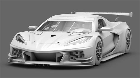 ArtStation - Chevrolet Corvette C8.R