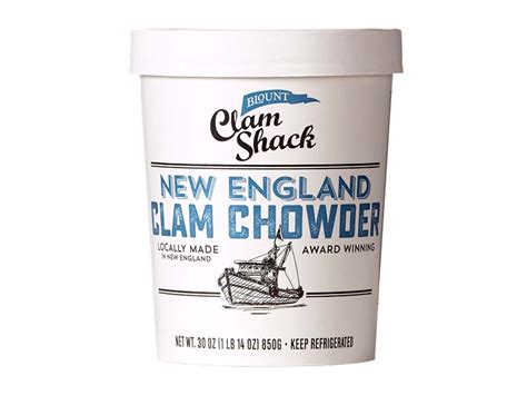 Blount Clam Shack New England Clam Chowder, 30 oz. tub EACH