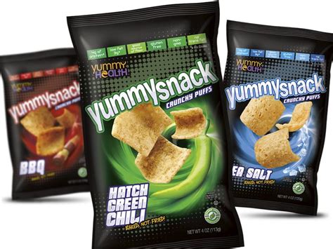 Yummy Snack package design and brand identity for YummyHealth | Embalagens