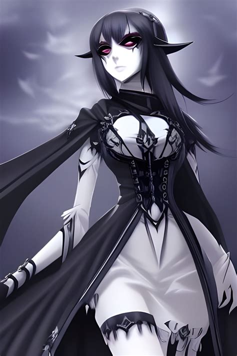 Beautiful Goth Vampire Woman - AI Generated Artwork - NightCafe Creator