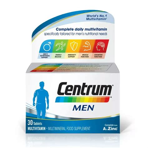 Centrum Men Multivitamin: Magnesium, Biotin & Iron | Centrum