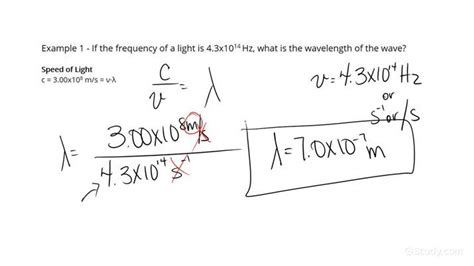 How To Find Wavelength With Only Frequency Hotsell | rizsolutions.com