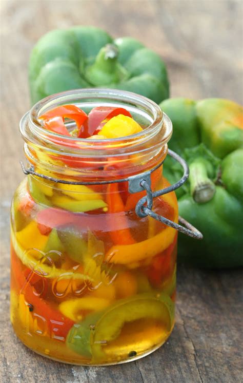 Pickled Sweet Peppers | A Farmgirl's Kitchen