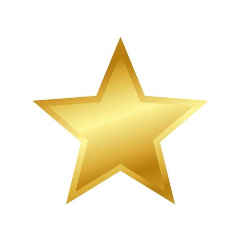 Golden Star Isolated Vector Icon Illustration 22743380 Vector Art at ...