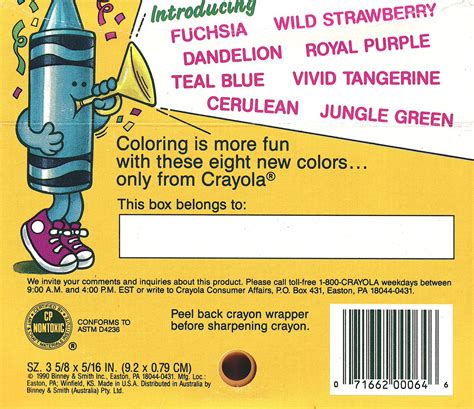 RetroNewsNow on Twitter: "🖍️In 1990, for the first time since 1972, Crayola introduced eight new ...