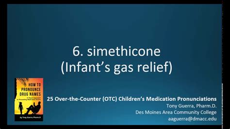 6. simethicone (Infant's gas relief) What is the best children's gas relief medicine? - YouTube