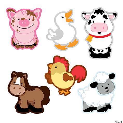 Farm Animal Bulletin Board Cutouts | Oriental Trading