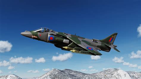 RAF Harrier GR3 skins - No 1 and 4 Squadrons (V1.1)