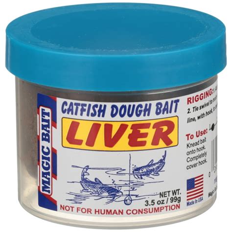 Magic Bait Liver Catfish Dough Bait 3.5oz - Walmart.com - Walmart.com