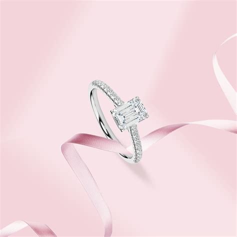 Buy Emerald Cut Solitaire Ring Online - Shop Lab Grown Diamonds at Emori