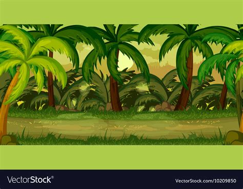 Jungles game background Royalty Free Vector Image