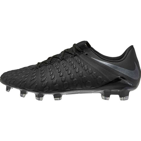 Nike Hypervenom Phantom 3 Elite FG - Black/Black - SoccerPro