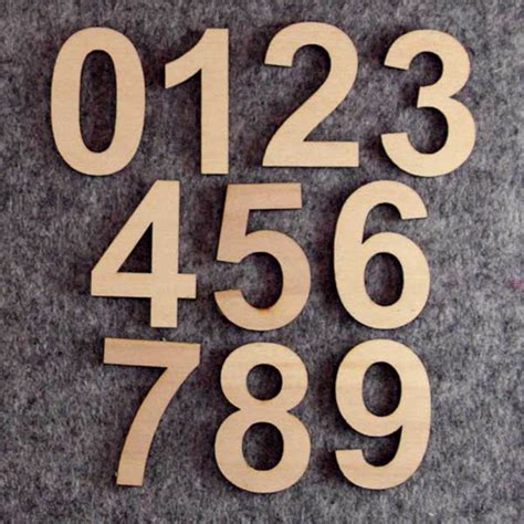 Arial Font Number Set 3mm or 6mm Plywood 0-9 10 Characters | Etsy UK