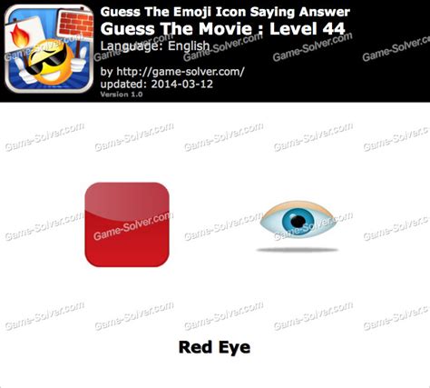 Emoji Icon Guess The Movie Level 44 • Game Solver