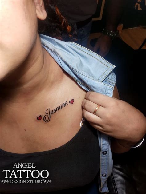 Jasmine Name Tattoo | Name tattoos for moms, Name tattoos on wrist ...