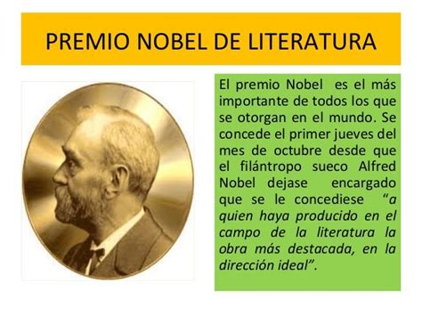 Premio nobel de literatura