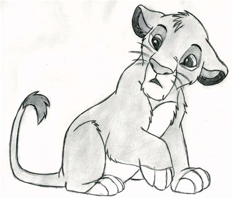 How To Draw Simba Cub | Images and Photos finder