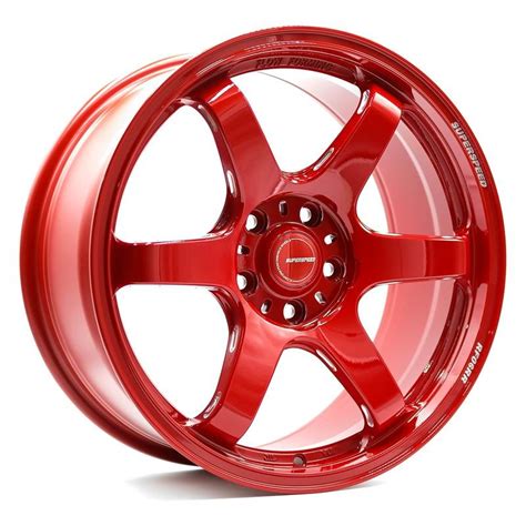 SUPERSPEED® RF06RR Wheels - Hyper Red Rims