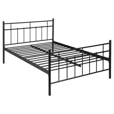 Buy Caen Double Metal Bed Frame, Black from our Small Doubles range - Tesco