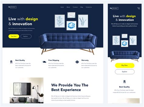 Furniture Banner Design by Mobcoder Inc on Dribbble