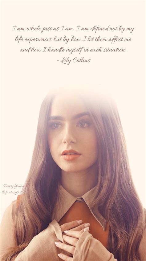 Lily Collins Wallpaper Lockscreen Quote ️ | Lily collins, Lilly collins, Lily