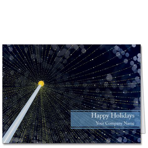 Business Holiday Card Illuminated Canopy | Business Holiday Cards | Cardphile