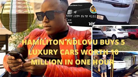 (WATCH) HAMILTON NDLOVU BUYS 5 LUXURY CARS WORTH 10 MILLION IN ONE HOUR. - YouTube