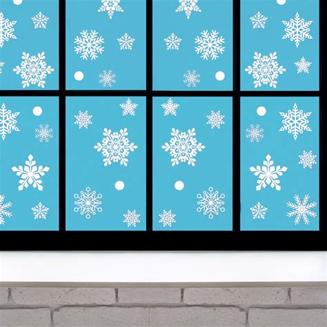 Snowflake Window Clings - American Fundraising Services, Inc.