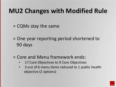 Meaningful Use Final Rule Updates 2015