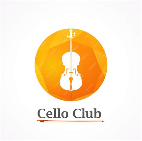 Premium Vector | Logo of Cello Club