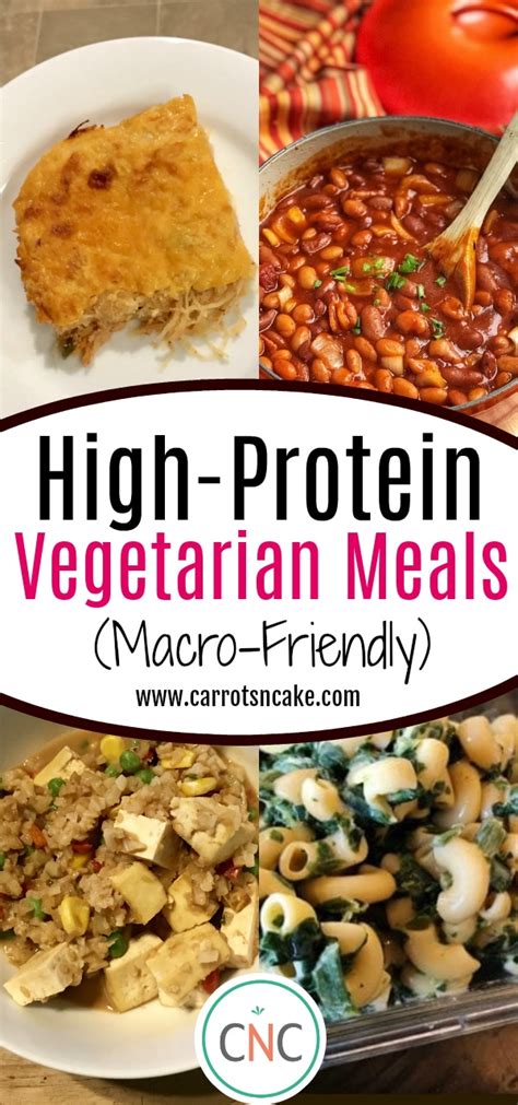 High-Protein Vegetarian Meals [Macro-Friendly] - Carrots 'N' Cake