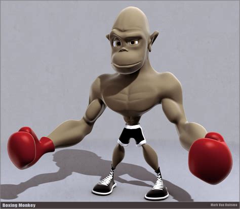 ArtStation - Boxing Monkey