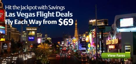 Las Vegas flights from $69 each way