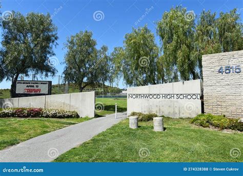 IRVINE, CALIFORNIA - 2 APR 2023: Northwood High School Signs at ...