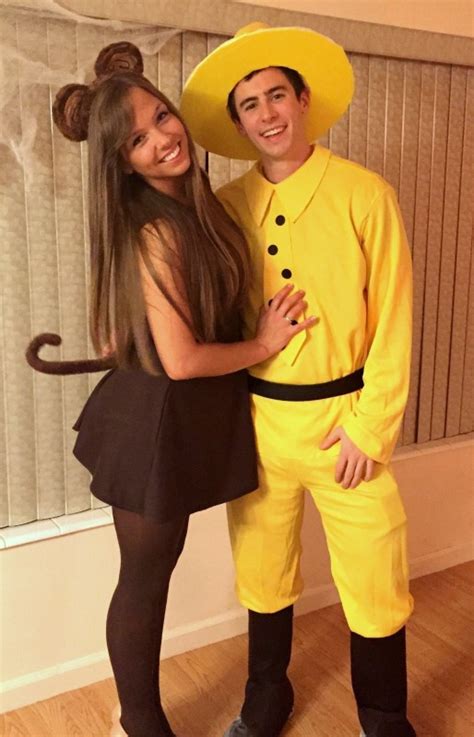 Man in the Yellow Hat and Curious George Couple Costume