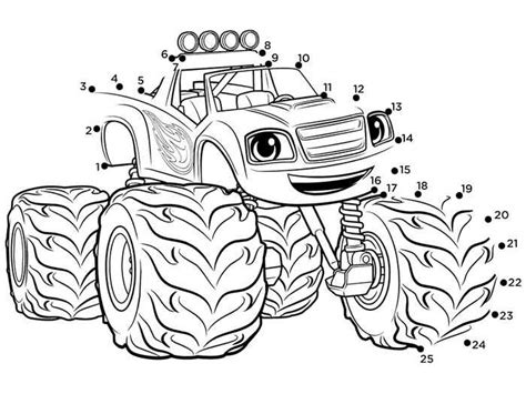 Printable Blaze And The Monster Machines Coloring Pages PDF ...