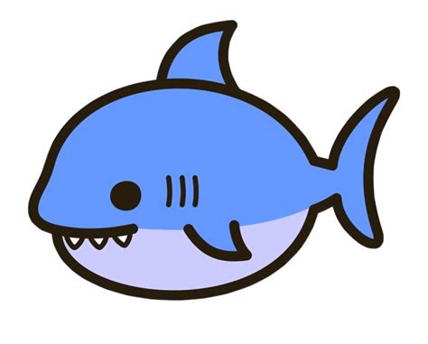 Download High Quality shark clipart kawaii Transparent PNG Images - Art ...